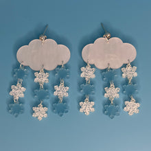 Load image into Gallery viewer, Snow Cloud Earrings
