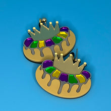 Load image into Gallery viewer, King Cake Earrings
