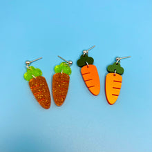 Load image into Gallery viewer, Carrot Dangle Earrings
