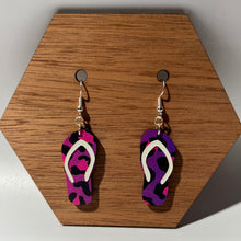 Load image into Gallery viewer, Flip Flop Acrylic Dangle Earrings
