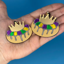 Load image into Gallery viewer, King Cake Earrings
