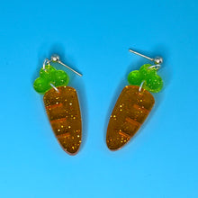 Load image into Gallery viewer, Carrot Dangle Earrings
