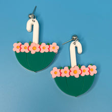 Load image into Gallery viewer, Flower Umbrella Earrings
