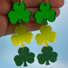 Load image into Gallery viewer, Shamrock Dangles
