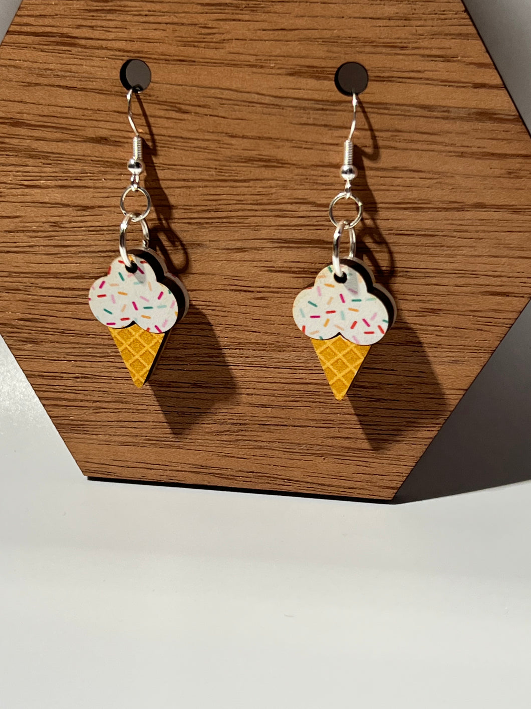 Ice Cream Cone Earrings