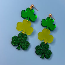 Load image into Gallery viewer, Shamrock Dangles
