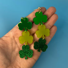 Load image into Gallery viewer, Shamrock Dangles
