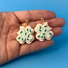 Load image into Gallery viewer, Clover Cookie Earrings
