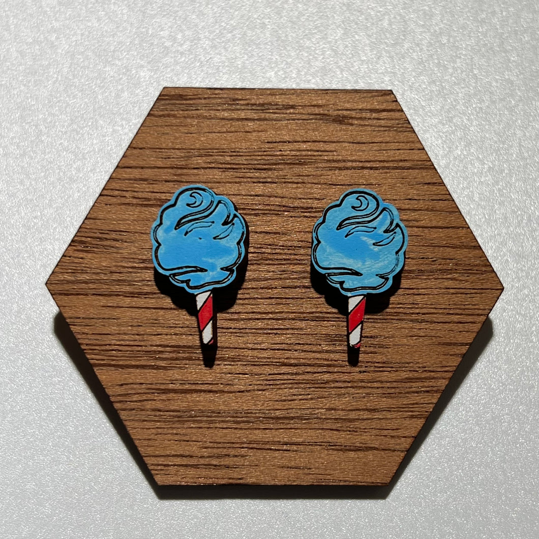 Cotton Candy Stud Earrings