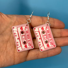 Load image into Gallery viewer, Cassette Love Earrings
