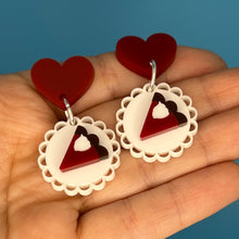 Load image into Gallery viewer, Red Velvet Cheesecake Earrings
