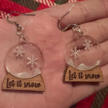 Load image into Gallery viewer, Snow Globe Earrings
