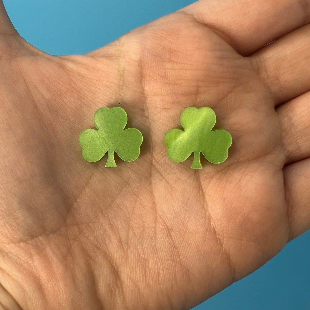 Shamrock Stud Earrings