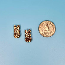 Load image into Gallery viewer, Leopard Bunny Studs
