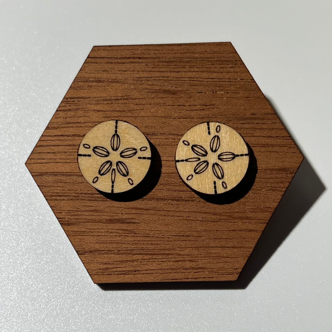 Sand Dollar Stud Earrings