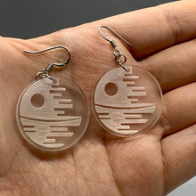 Load image into Gallery viewer, That&#39;s No Moon Hoop Earrings
