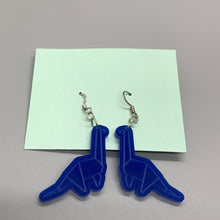 Load image into Gallery viewer, Origami Dinosaur Earrings
