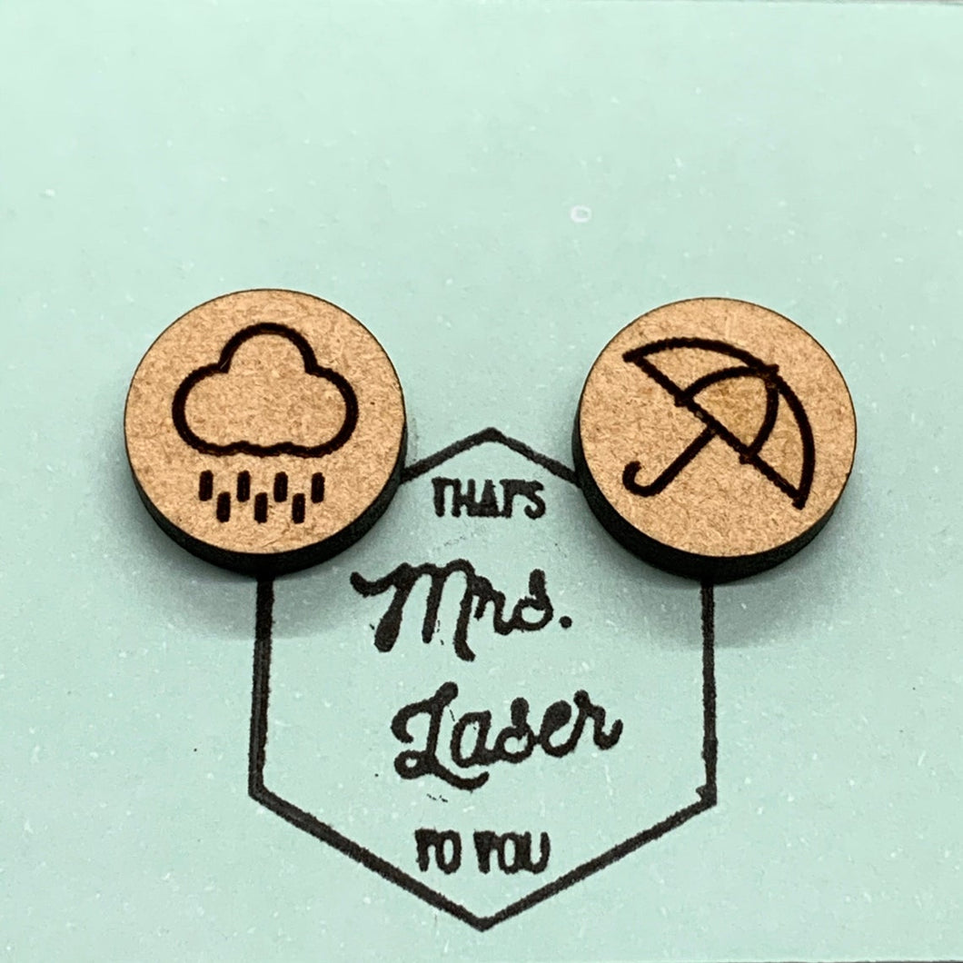 Rainy Day Stud Earrings